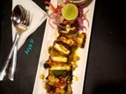 A picture of baked paneer