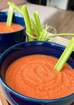 Φωτογραφία της συνταγής Σαλμορέχο (Salmorejo) – Παραδοσιακή κρύα σούπα ντομάτας από την Ανδαλουσία 🍅🇪🇸