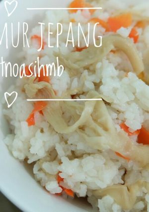 Foto resep Nasi Tim Jamur ala Jepang