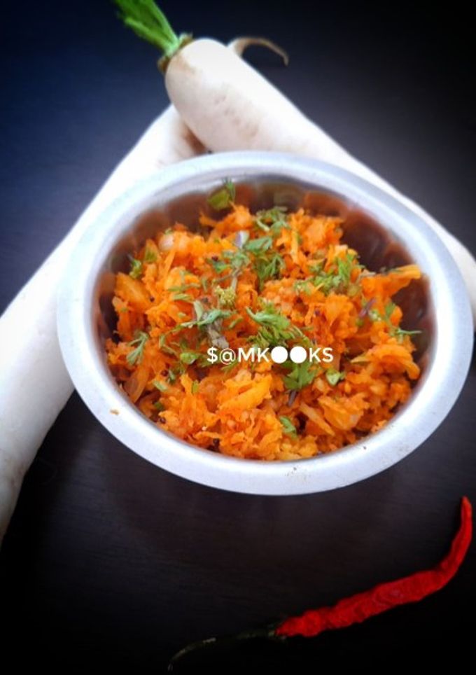 झटपट मुळ्याची भाजी (Mulyachi Bhaji Recipe In Marathi) रेसिपी चे मुख्य फोटो 