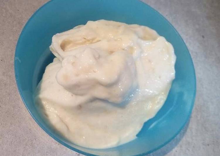 Gelato alla banana senza lattosio