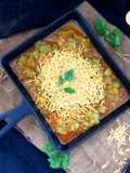 Galka Sev nu Shak - Kathiyawadi Sponge Gourd Sev Curry