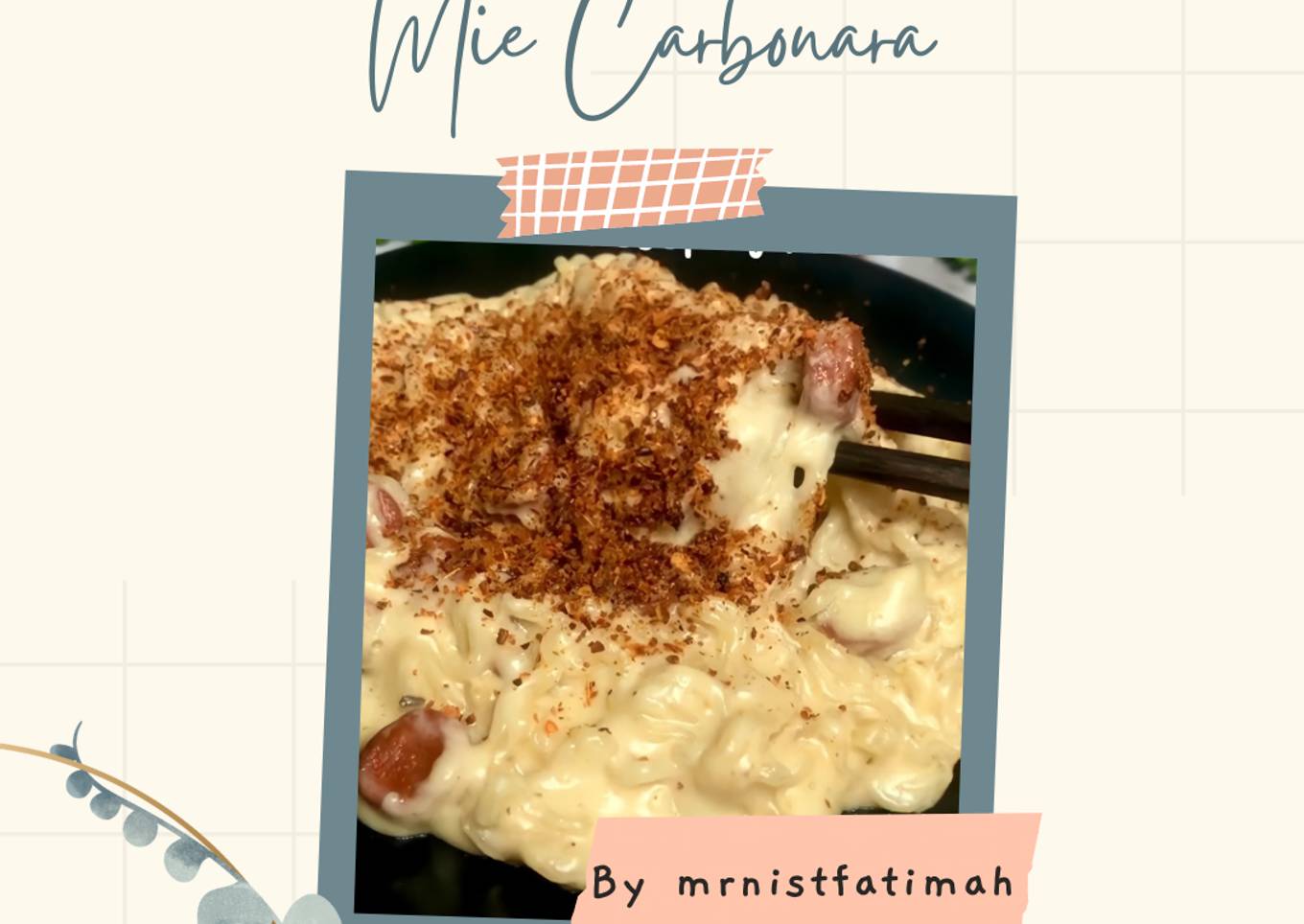 Mie Carbonara🍝