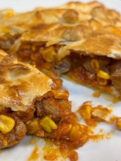 Una foto de Empanada de Salchichas y maíz en Airfryer Cosori