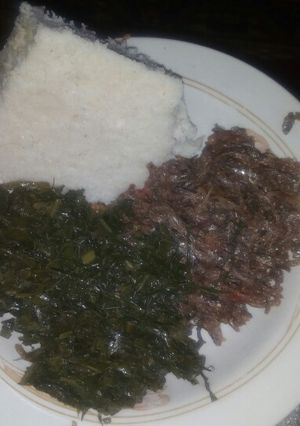 A picture of Wet fried omena #kisumuboys.