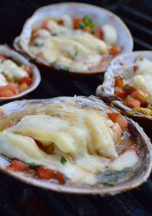 Una foto de Almejas gratinadas