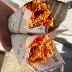 A picture of Maggi bhel.