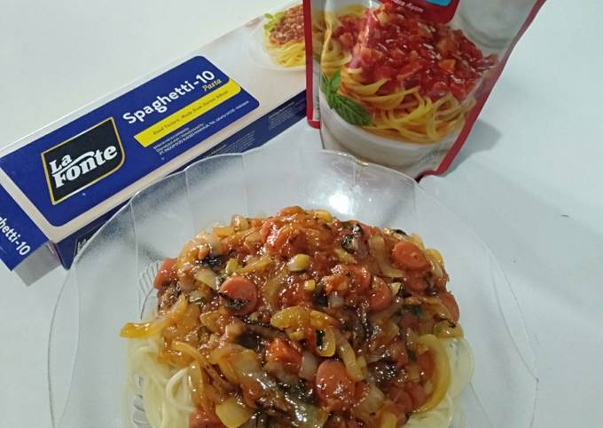 Resep Spaghetti sederhana oleh Emi Imee - Cookpad