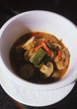 Foto resep Sup kimci jamur kancing