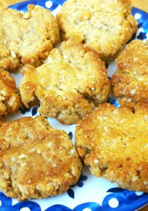 Hình của món BÁNH QUY YẾN MẠCH BƠ ĐẬU PHỘNG.