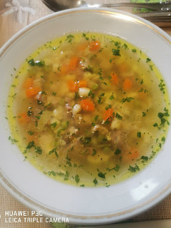 Zöldborsós raguleves recept fotója