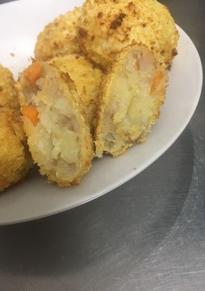 Hình của món Khoai tây viên chiên xù.