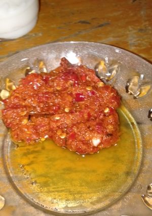 Foto resep Sambal korek setan.