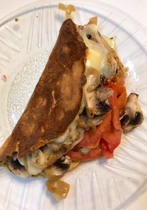 Una foto de Omelette de zanahoria 🥕