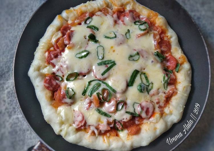 Resep Pizza Teflon Tanpa Ulen Anti Gagal