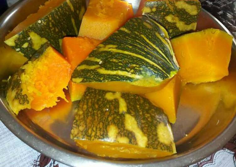 Recipe of Homemade Boiled pumpkin