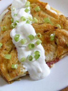 Töltött bundás kenyér recept fotója