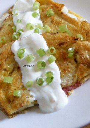 Töltött bundás kenyér recept fotója