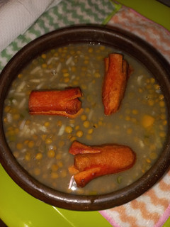 Una foto de Lentejas con arroz