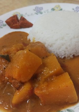 A picture of Pumpkin Sambar.