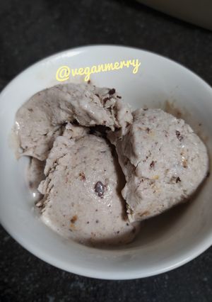 Foto resep Vegan Ice Cream: Chunky Monkey (refined sugar free, tanpa mesin khusus) dan rasa lainnya 🤤