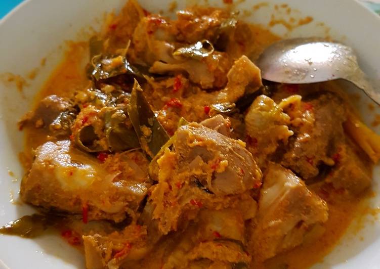 Gulai ayam dan nangka