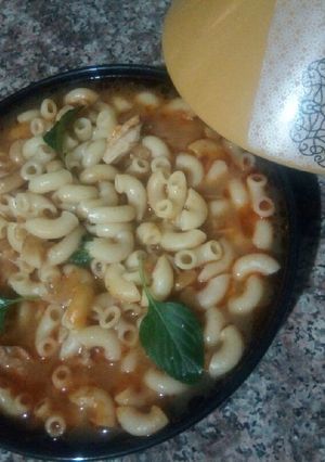 Une photo de Soupe de macaroni