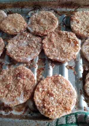 Una foto de Milanesitas de zapallo anco