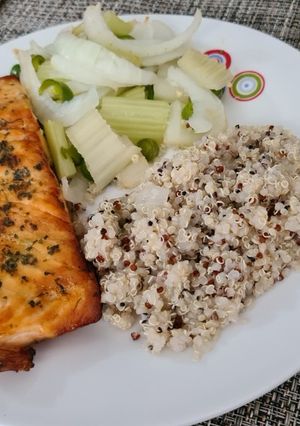 Una foto de Salmón