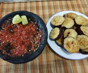 Ini Caranya Terong Goreng Tepung Sambal Jeruk Nipis Yummy Mantul