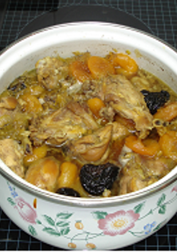 Una foto de Tajine de conejo al estilo de Jacogo