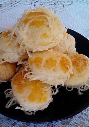 Borzas falatkák főtt krémmel recept fotója
