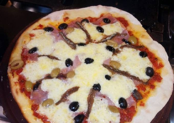 Pizza a la Piedra Receta de Dayli- Cookpad