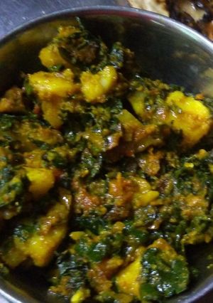 मेथी आलू की सब्जी (methi aloo ki sabzi recipe in Hindi) रेसिपी मुख्य फोटो