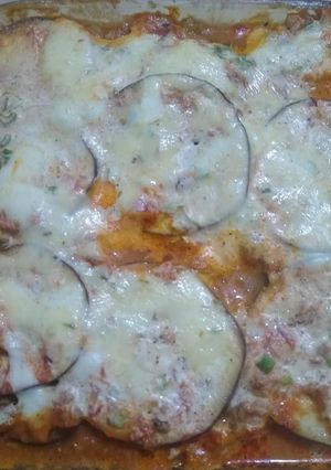 Una foto de Lasagna de Berenjenas