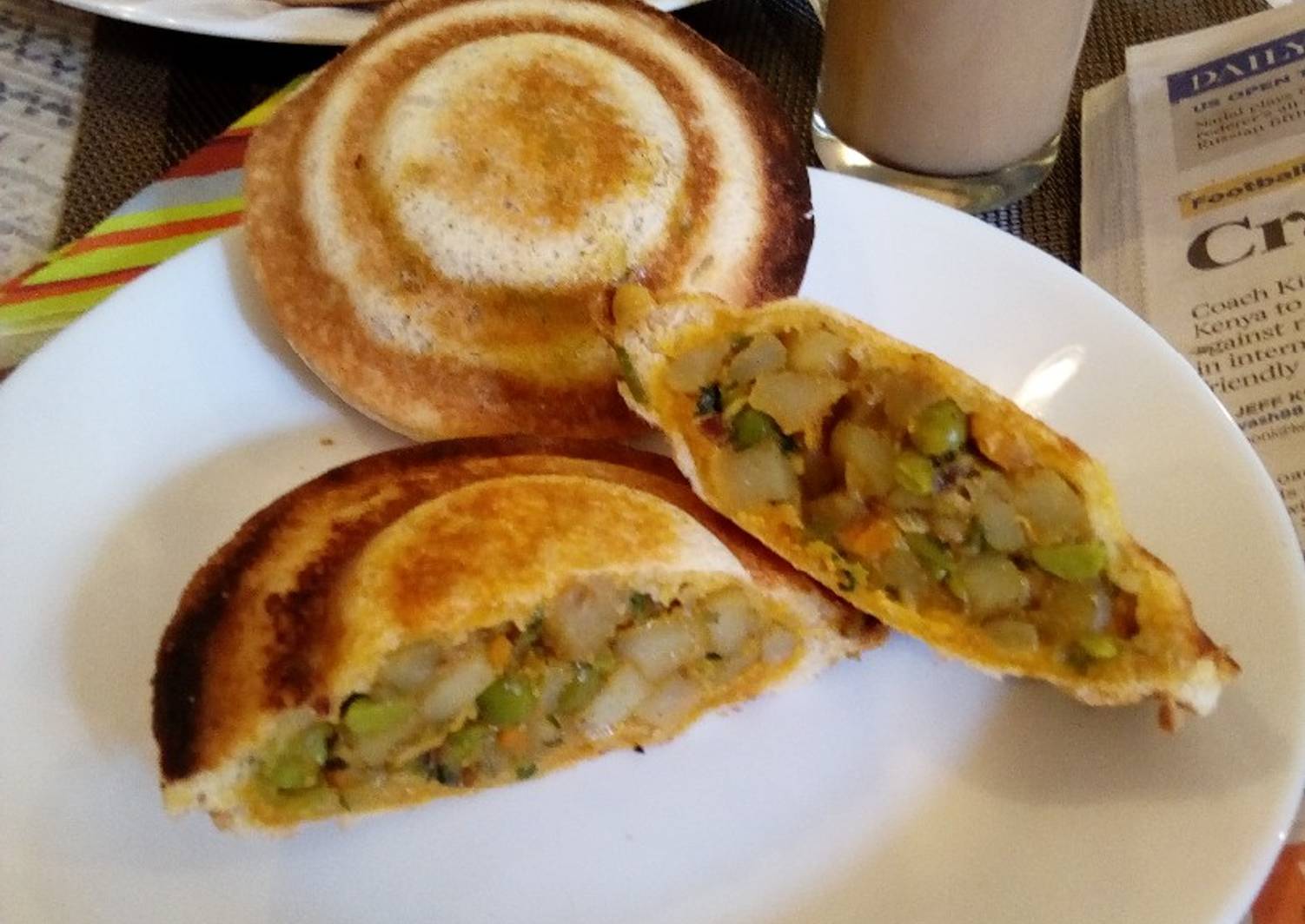 Flying Saucer Sandwich Recipe by Roopal Mandavia Cookpad