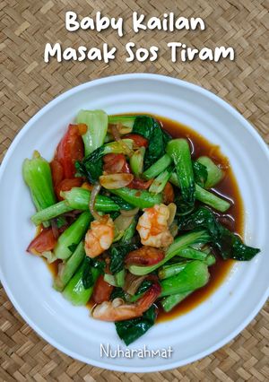 Gambar Baby Kailan Masak Sos Tiram