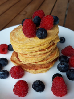 Foto principal de Tortitas de almendra y queso crema