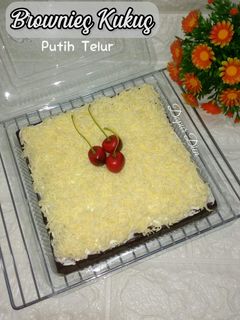Foto resep Brownies Kukus Putih Telur