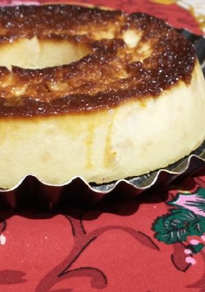 Una foto de Budín de pan casero