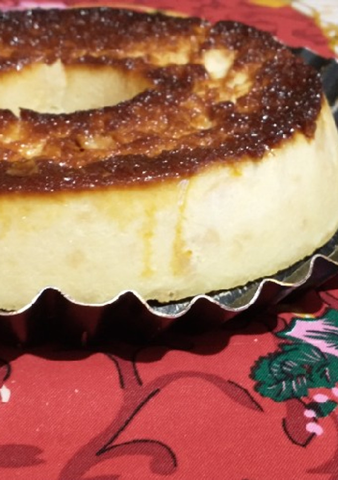 Una foto de Budín de pan casero