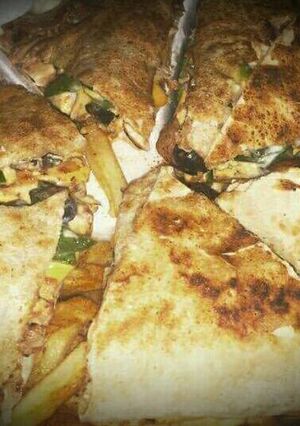 صورة لوصفة شاورما إيطاليه على طريقتي 😍