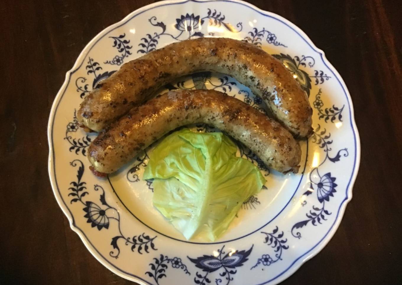 California Farm Bratwurst with gravy