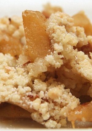 Almás crumble recept fotója