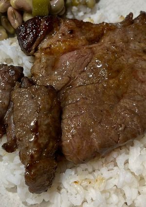 A picture of Whiskey Garlic Sirloin.