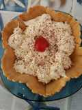 Tulipán relleno de nata