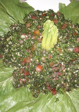 صورة لوصفة تبولة
