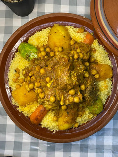 صورة لوصفة الكسكسي المغربي باللحم على طريقتي الخاصه 🇲🇦