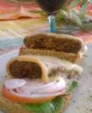 Pastel vegetariano de legumbres sin gluten