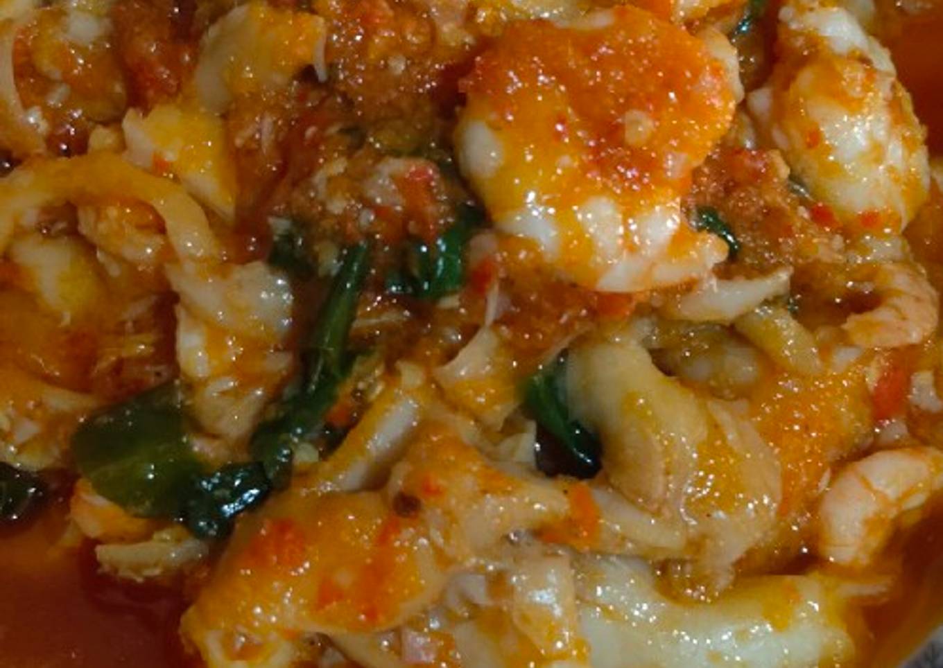 Tumis Udang Jamur